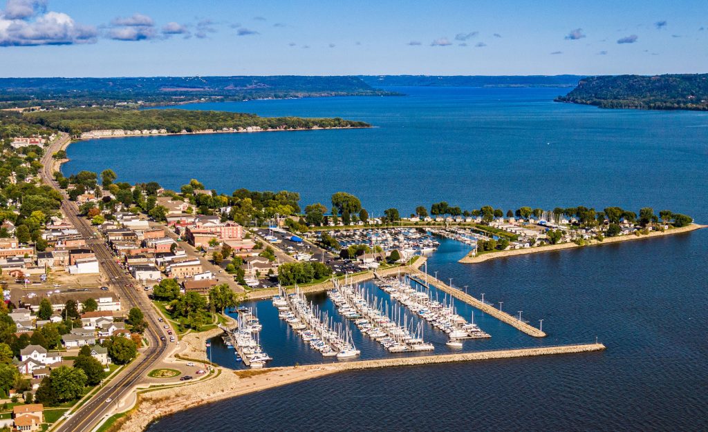 Visit Lake City MN - Marina view