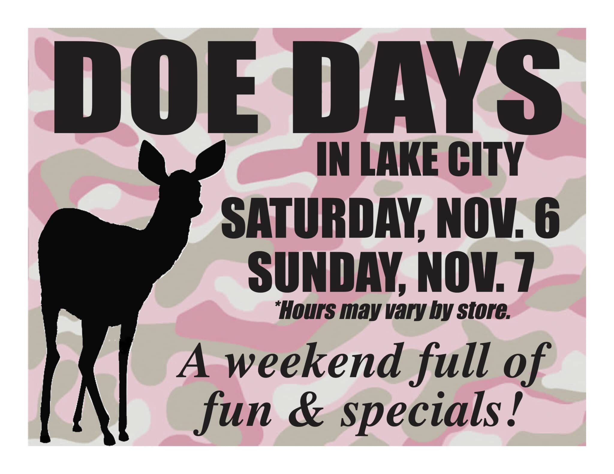 Visit Lake City MN - EVENTS - Doe Days 2021