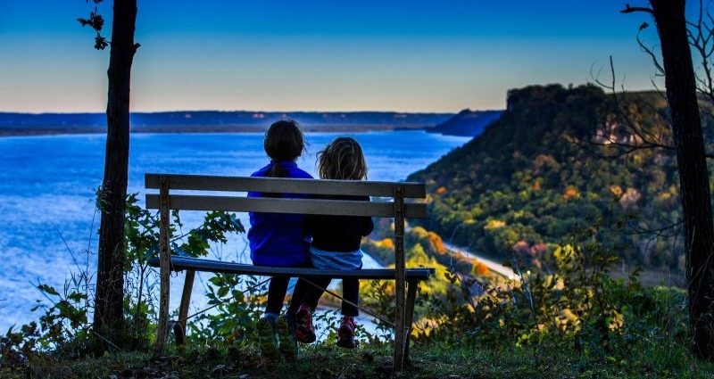 Bluff Top Lookout over Hwy 61