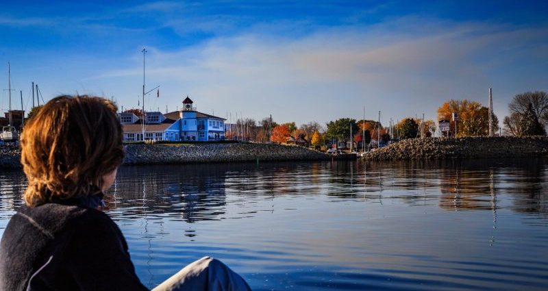 Lake City Harbor in Fall